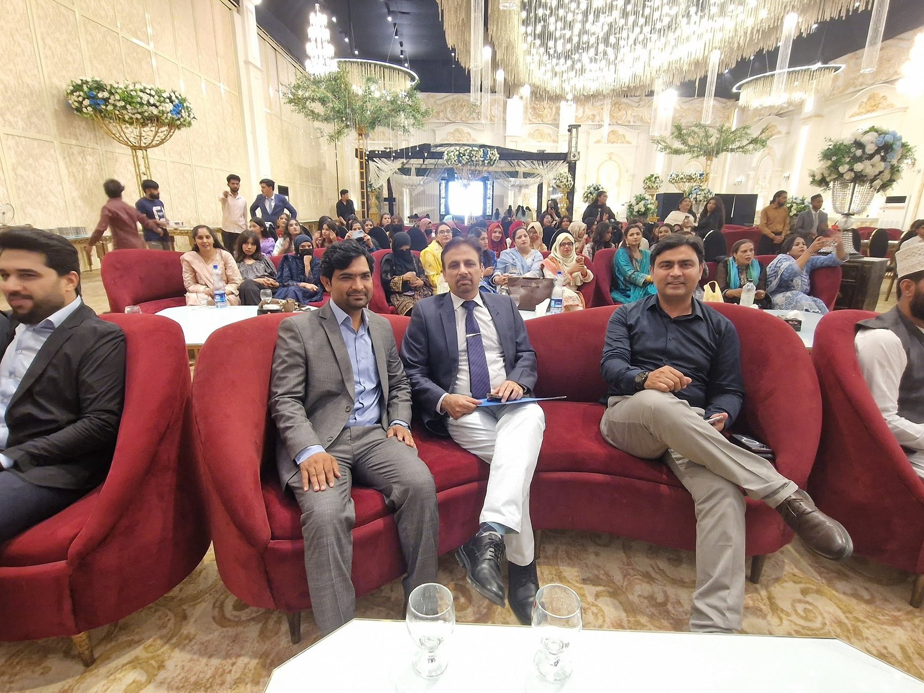 Faculty attending the Annual Day proceedings.