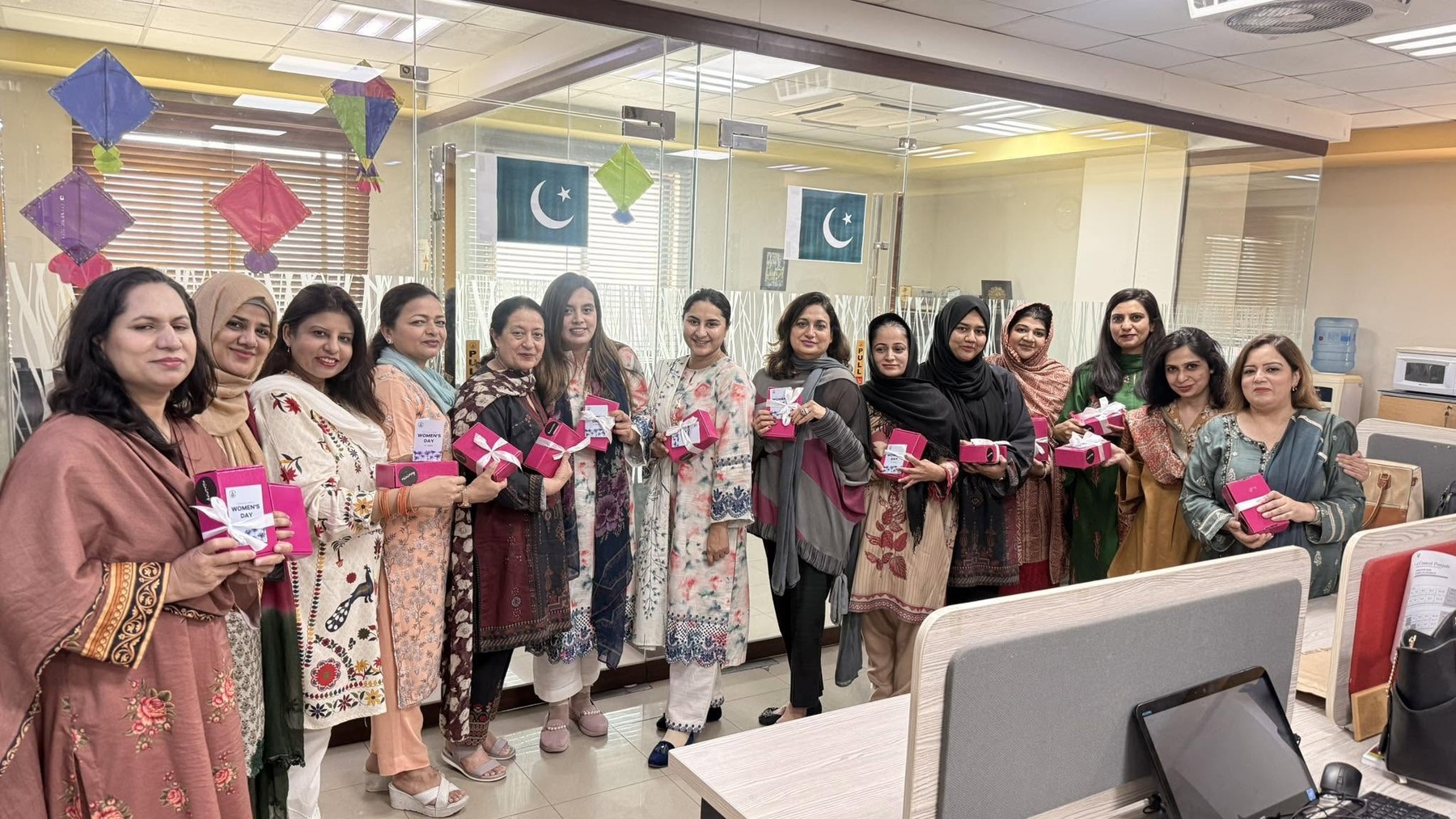 Colleagues marking International Women’s Day at UCP.