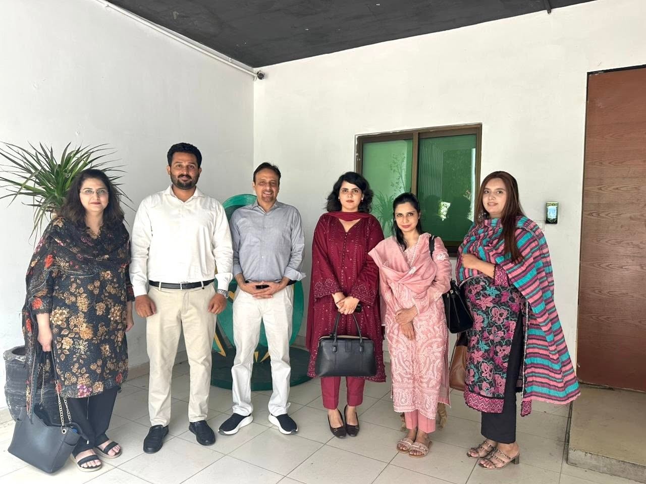 ELC faculty during the visit to ARVO Studios for Functional English course production.
