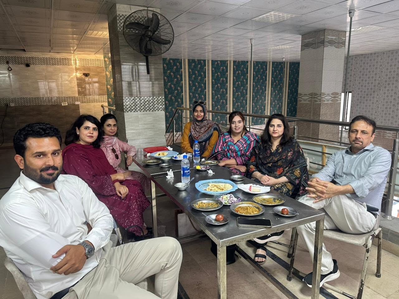The ELC team during the studio visit.